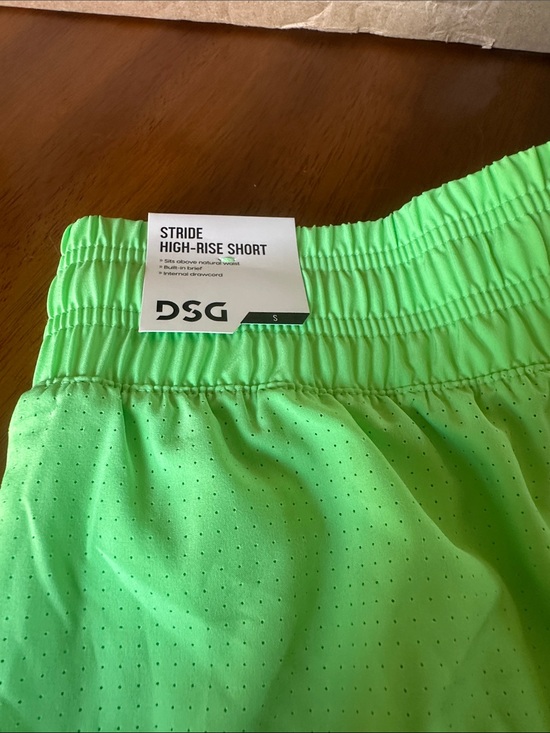 DSG Pants - DSG Neon Lime Stride High-Rise Shorts